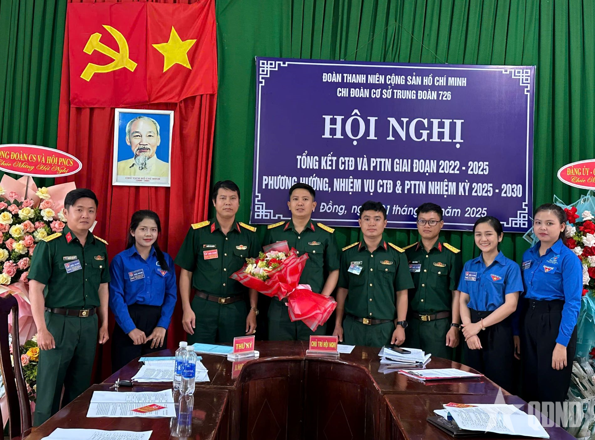 Hội nghị Chi đoàn cơ sở Trung đoàn 726 thành công tốt đẹp